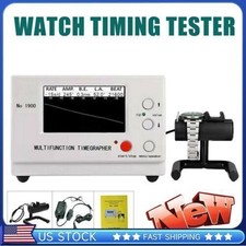 No.1900 Weishi Timegrapher Mechanical Watch Timing Machine Multifunction US Plug