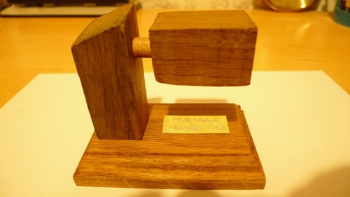 HMS Victory Reclaimed Oak Watch Stand - Picture 2 of 8