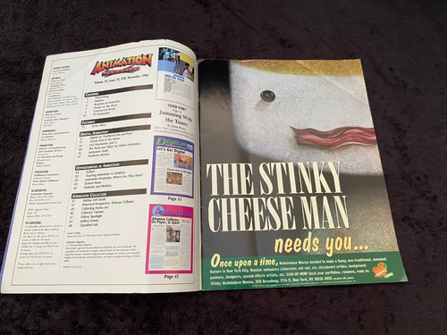 SPACE JAM, MICHAEL JORDAN 1996 Animation Mag, CGI Visionaries, Lucas, Spielberg - Picture 3 of 17
