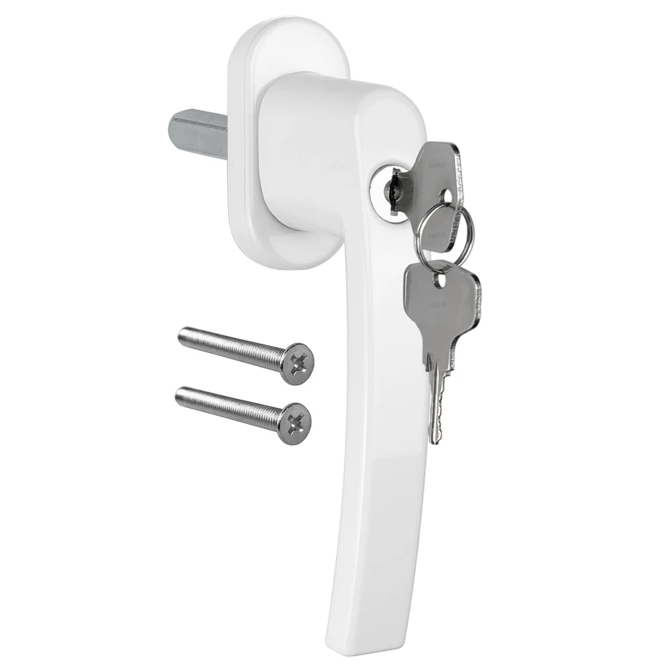 Fenstergriff abschließbar Knopf Fensterbeschläge gleichschließend Fensterschloss - Bild 2 von 4