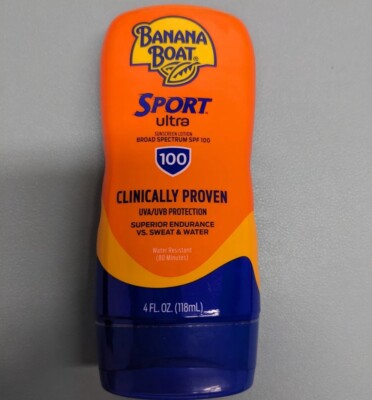 Banana Boat Sport Ultra SPF 100 Sunscreen Lotion, 4oz