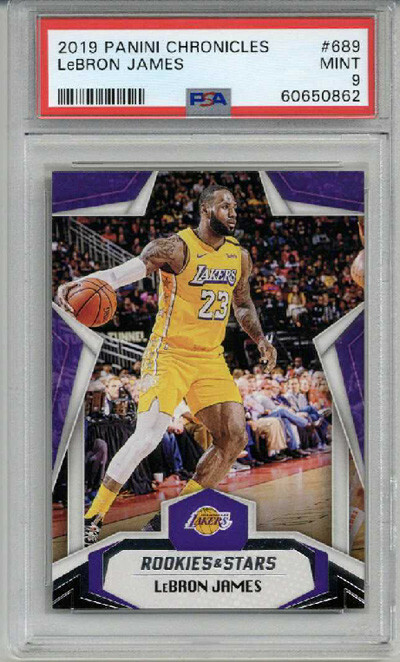 2019 PANINI CHRONICLES #689 LEBRON JAMES BASKETBALL CARD LA