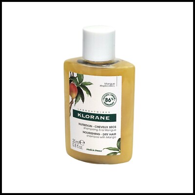 Klorane Laboratories Shampoo with Mango Butter 0.8 fl. oz mini Travel