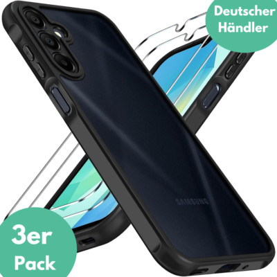 Hülle + 2X Schutzglas für Samsung Galaxy A16 4G / 5G Panzerfolie Display Case 9H