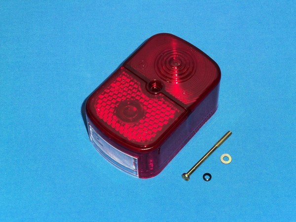 RüCklichtkappe Bskl Eckig Rot Simson Schwalbe KR51/1 SR4- Spatz Star Habicht-image