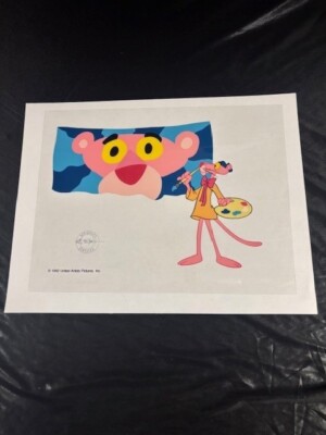 Pink Panther sericel Pink Artist art collectible Friz Freleng cel