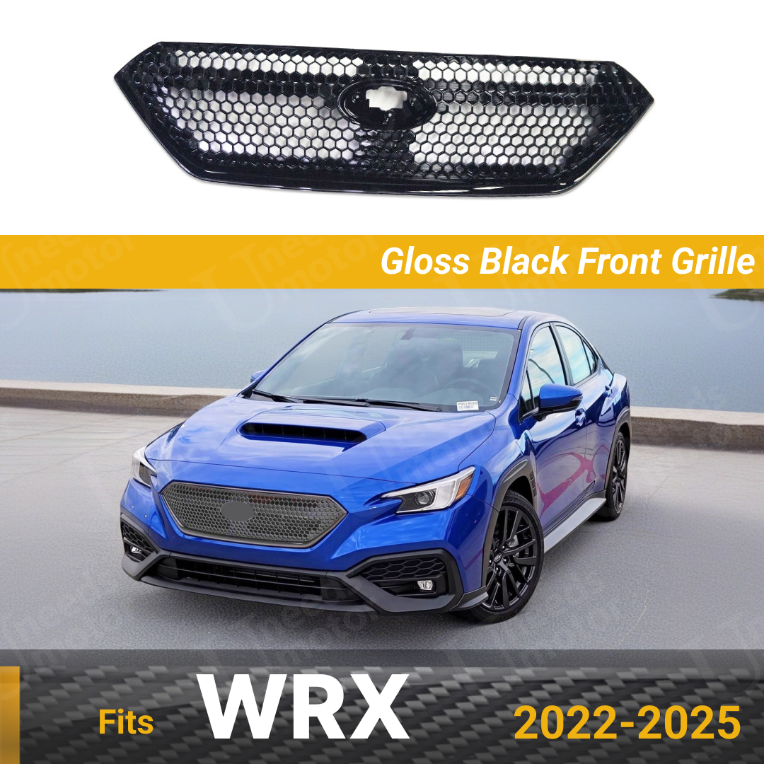 Fits 2022-2025 Subaru WRX STI Gloss Black Front Bumper Grill