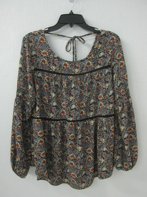 knox rose peasant top