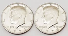 1972 P & D Kennedy Half Dollar Set (2 coins)  AVE CIRCULATED **FREE SHIPPING**