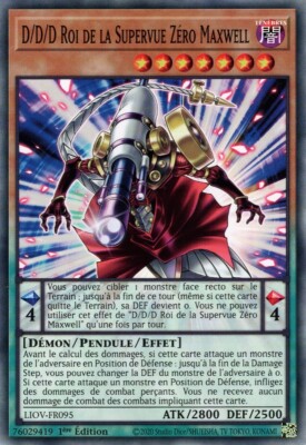 Yu Gi Oh! D/D/D King of Supervue Zero Maxwell LIOV-FR095 Commune auf Französisch