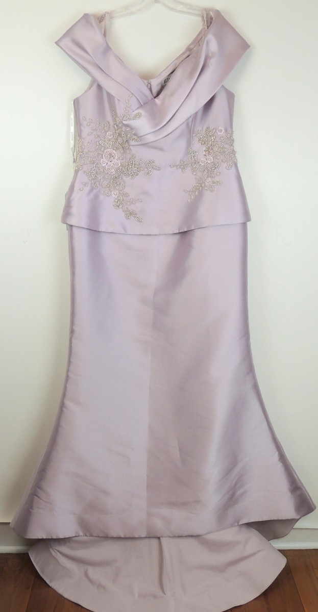 Eleni Elias Womens 18 Rhinestone Mother Of The Bride Couture Gown NEW  $495.00