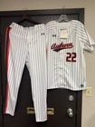 Auburn Tigers Baseball Jersey Pants Uniform Mens Large Under Armour Sample Rare — photo 1