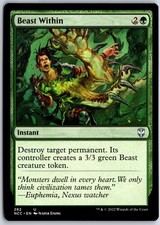 Beast Within 282 UC Commander: Streets of New Capenna Magic: The Gathering NM/M