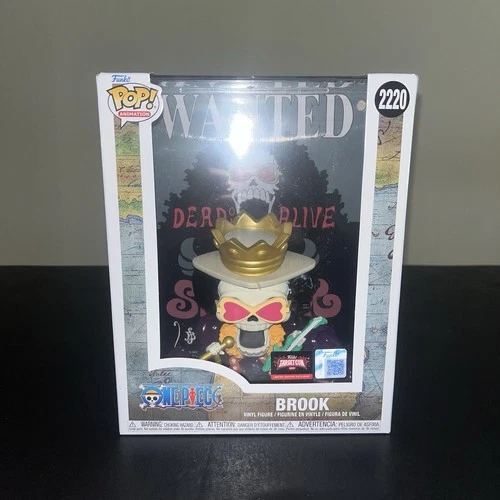 Funko POP! One Piece Wanted Poster Brook #2220 Limited Edition - READY TO SHIP