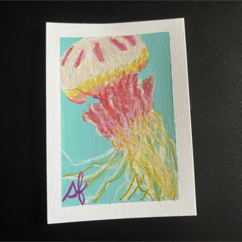 ‘Nomura’ Jellyfish 10-ACEO-ATC
