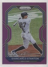 2021 Panini Prizm Tier II Purple Prizm Giancarlo Stanton #180 0w7