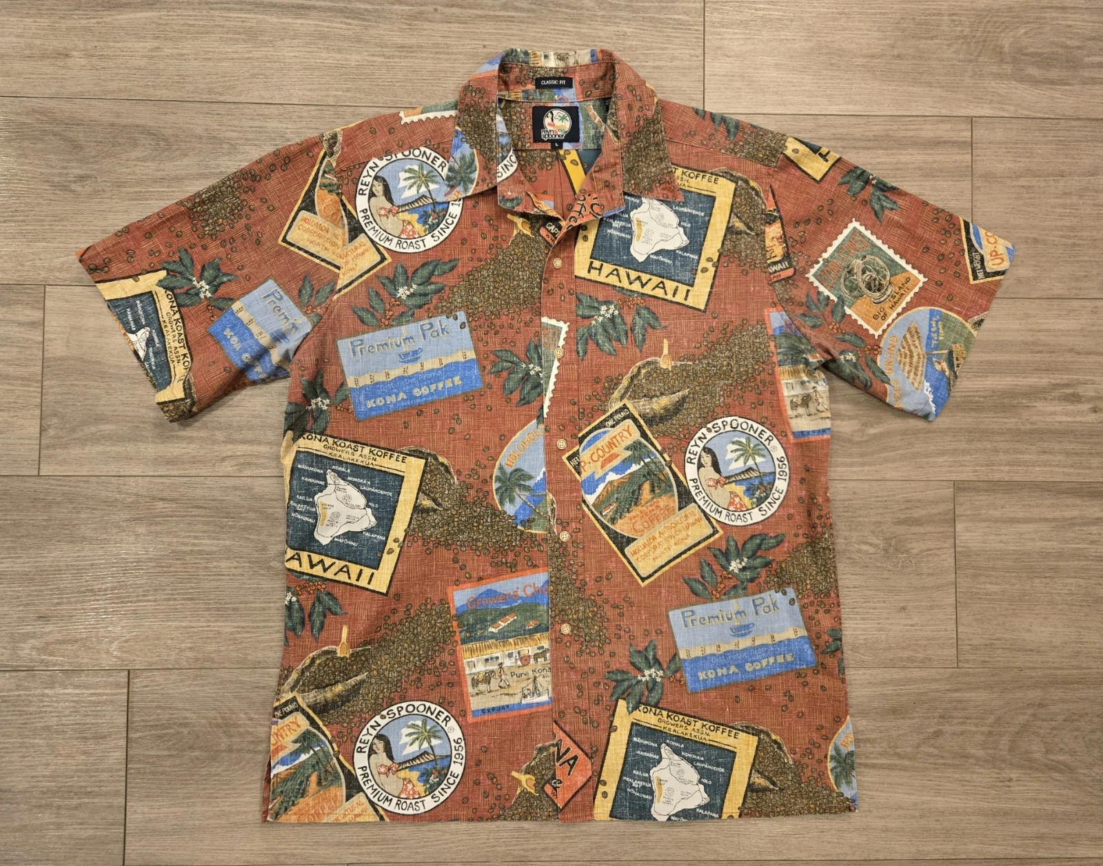 Vintage Reyn Spooner Hawaiian Aloha Mona Coffee Shirt Men's Large Rare Classic
Opens in a new window