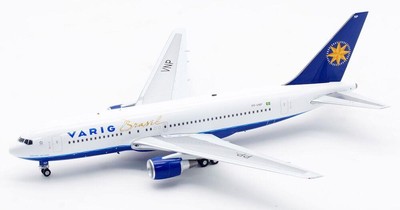Inflight200 Varig Boeing 767-241/ER PP-VNP Mit Ständer 1:200 Metall Weiß