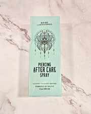 Base Laboratories Piercing Aftercare Spray 4 oz   Cleanses, Sterilizes, Soothes