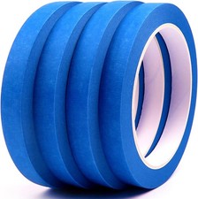 Blue Painters Tape 1/2 Inches x 30 Yards - Multi Surface Use - 0.50",