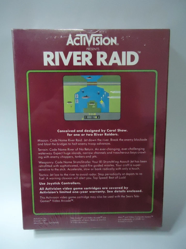 River Raid (Atari 2600) by Activision Brand New Sealed - Image 2 of 3