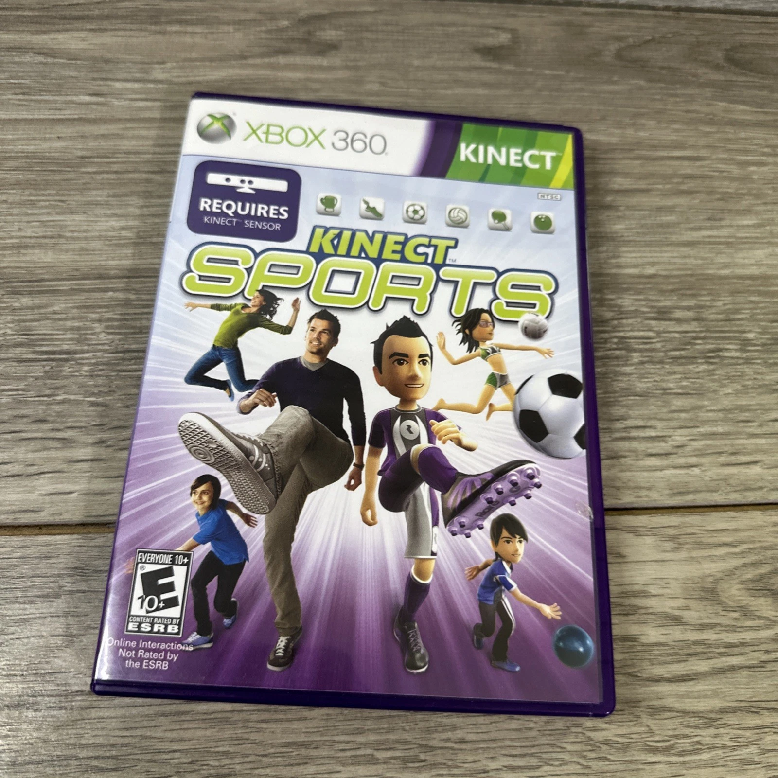 (Case /Manual Only) Kinect Sports - Microsoft Xbox 360