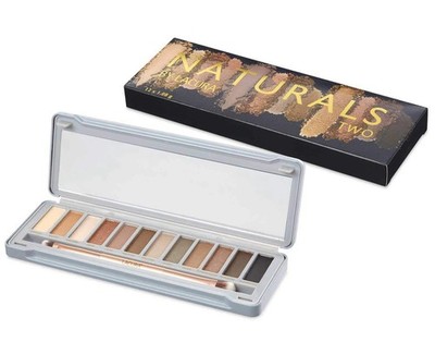 NWT Lacura Two Naturals Eye Shadow Palette 12 Shades Neutral Makeup Satin Matte