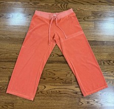 Vintage 2000s Y2K Juicy Couture Sweatpants Coral Pink Woman Size M