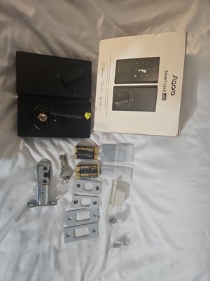 Aqara Smart Lock U50 Keyless Entry Door Lock with Apple Home Key Bluetooth Black