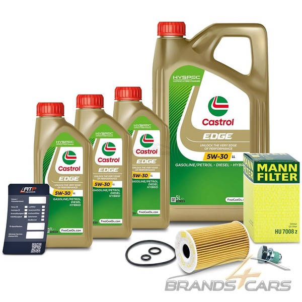 Mann ÖLfilter + 8L 5W-30 FÜR VW Amarok Multivan Transporter BUS T5 T6 2.0 TDI-image