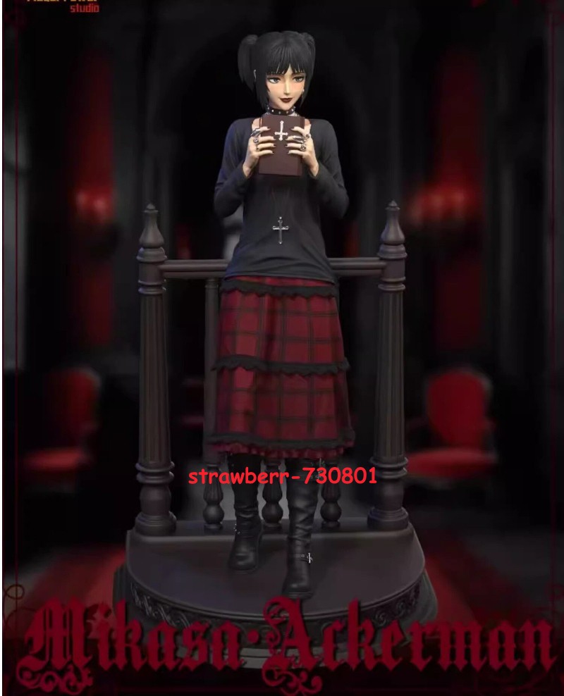 Estatuilla Estatua Ataque a los Titanes Mikasa·Ackerman GK Colección Modelo 30CM Preventa