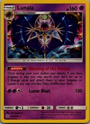 Lunala 102/236 Cosmic Eclipse Holo Rare