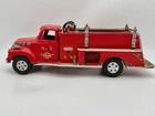 Vintage Steel Tonka Red TFD No. 5 Fire Truck Great Patina w/ "Mound Minn." decal