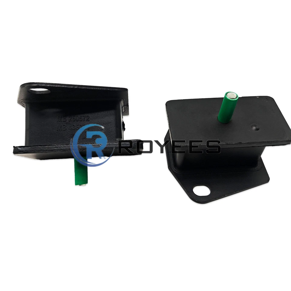 2PCS Set Front LH & Front RH Engine Motor Mounts for Dodge Ram 50 89-87 L4-2.0L Foto 3 de 4