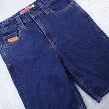 Empyre Size 27 NWT Dark Wash Baggy Loose Fit Denim Jorts Shorts Hip Y2K Youth