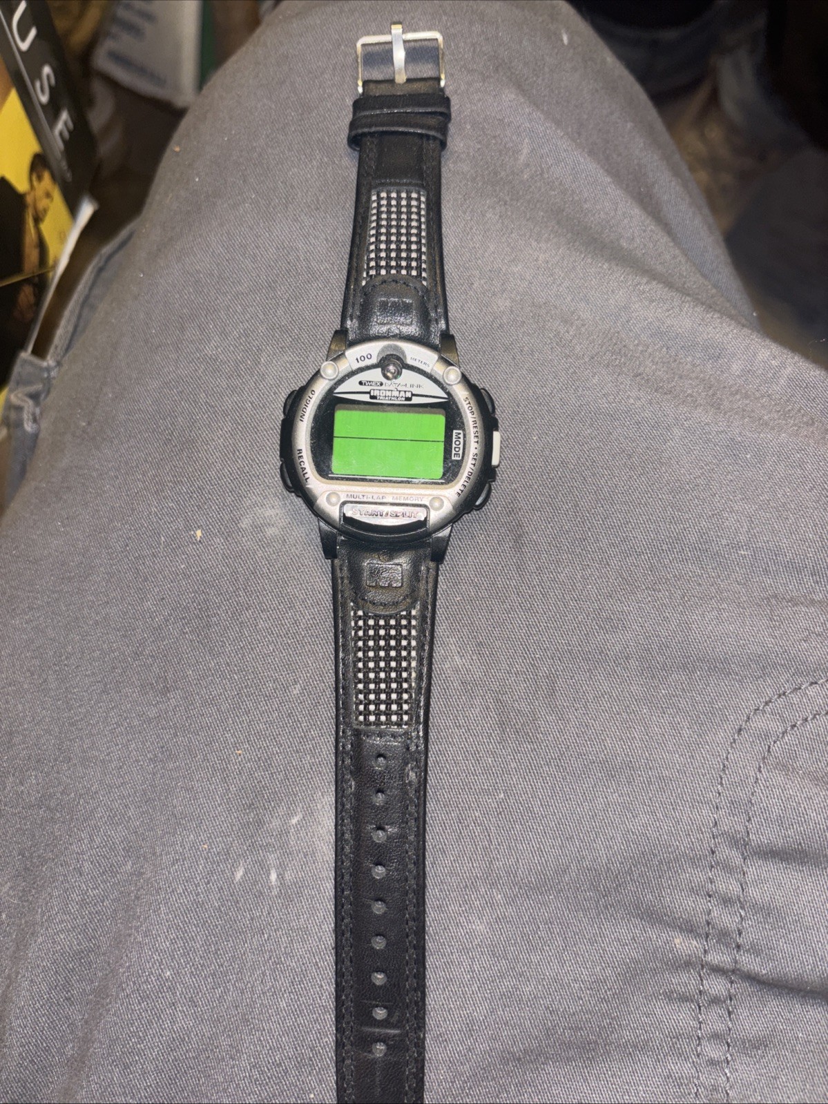 Timex Ironman Triathlon Digital Watch Silver Tone… - image 2