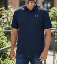 Under Armour Men's UA Performance Golf Polo Shirt - Black, M