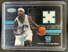 2003-04 Fleer Hoops Baron Davis NBA Materials Jersey #112/500