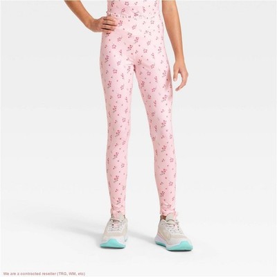 Girls' Crossover Ruffle Waistband Leggings - Light Pink XL *SEE DEAL!!!*