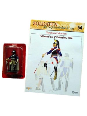 Del Prado Figur Napoleons Kürassier Feldwebel 2. Cuirassiers 1806 Mehrfarbig 6cm