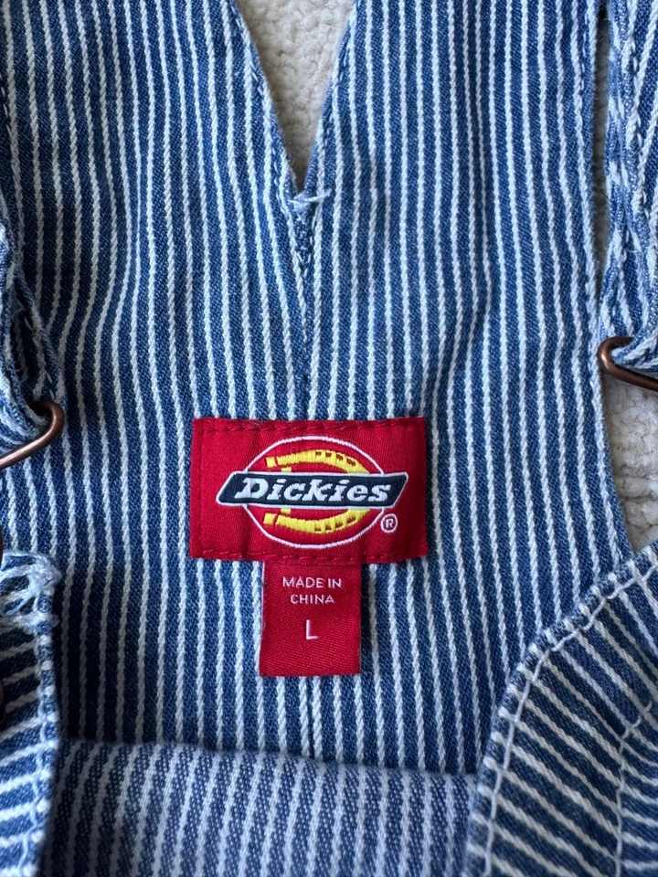Mono corto Dickies Hickory a rayas para mujer años 90 Y2K Gorpcore conductor L Foto 3 de 4