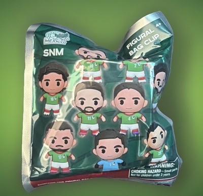 2026 FIFA World Cup Team Mexico Figural Bag Clip Soccer Collect All 6 Players