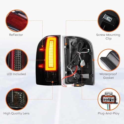 Tail Light + 3rd Third Brake Cargo Lamp for Taillight + Smoked Brake Light - Picture 3 of 8