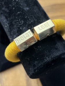 Authentic Holst & Lee Classic Bracelet Made Of Pearl Cotton Thread And Gold Plated Parts