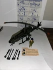 Vintage 1983 GI JOE Dragonfly Veh. 100% Comp. Wildbill, File Card, Blueprint