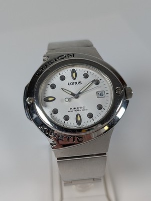 Vtg Lorus Kinetic Fusion Watch *PLEASE READ* YT57-5A00 Men s Rare Y2K