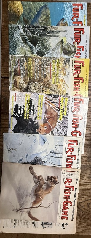 Fur-Fish-Game Vintage Hunting Fishing Magazines 1978 1985 1986 1994 2005 2023