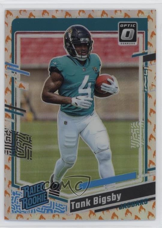 2023 Panini Donruss Optic Rated Fire Prizm Tank Bigsby #252 Rookie RC 6q5