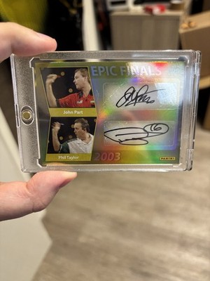 Epic Final John Part Vs Phil Taylor Duo Autograph 8/9