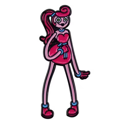 Poppy Playtime Mommy Long Legs Enamel Pin Gaming Lapel Hat Backpack Jacket Badge